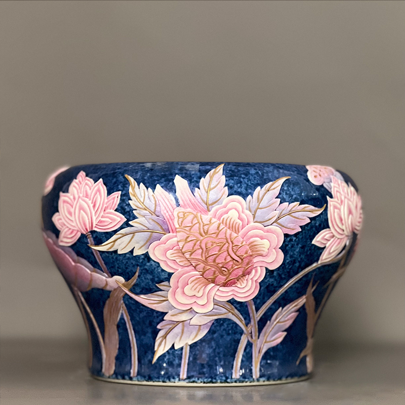 荷花雕刻小水洗