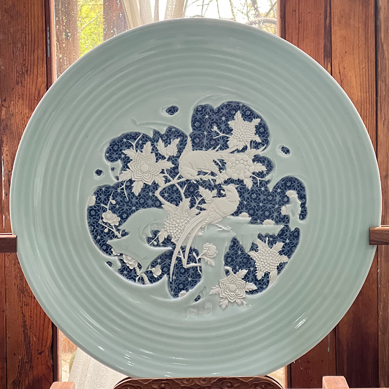 锦上添花雕刻盘