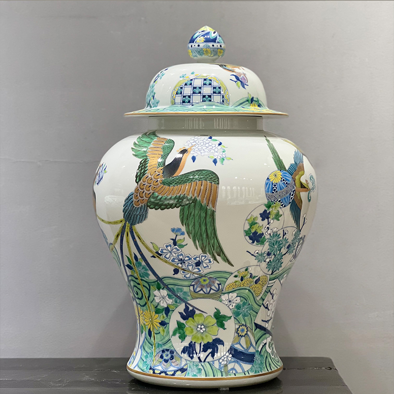 绶带呈瑞将军罐